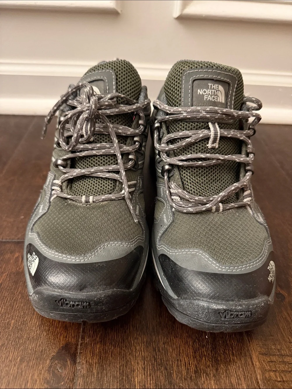 The North Face Men's Olive & Gray Trail Running Shoes